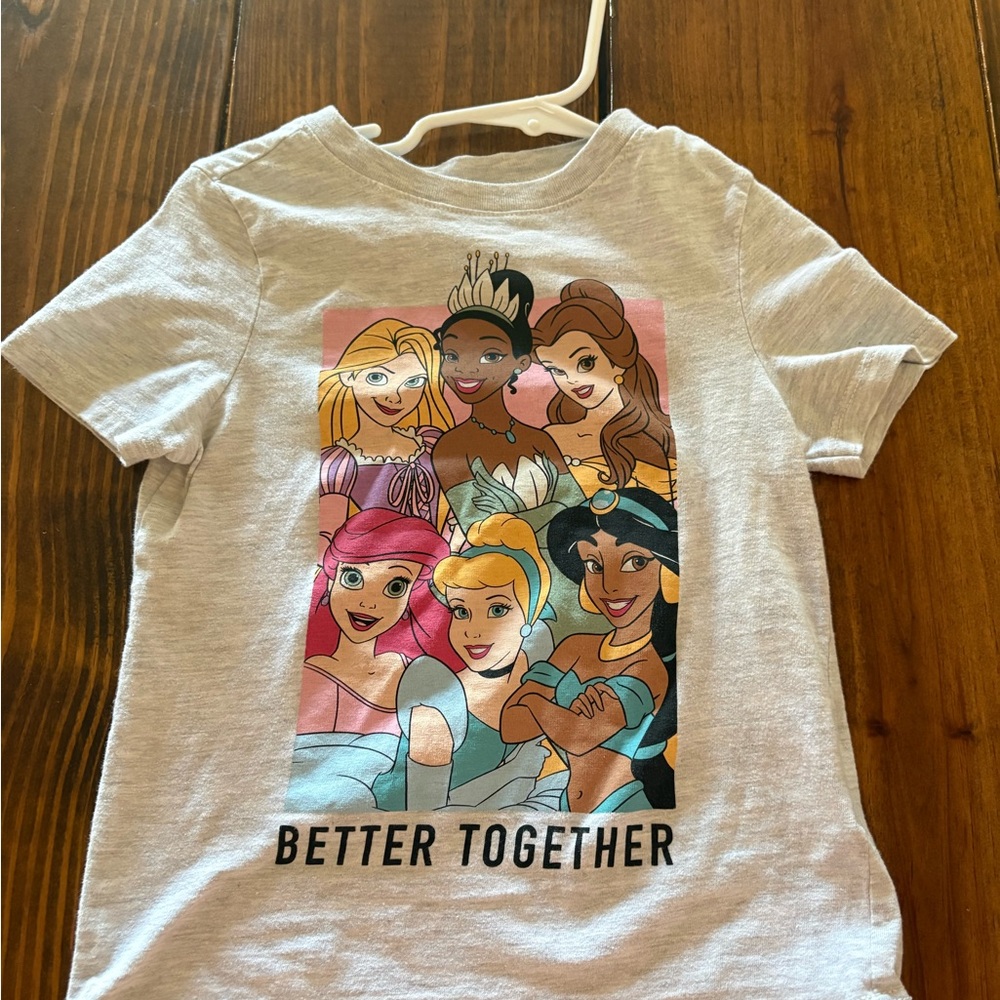 Old Navy White Girls' Disney Princess 'Better Together' Graphic Tee
